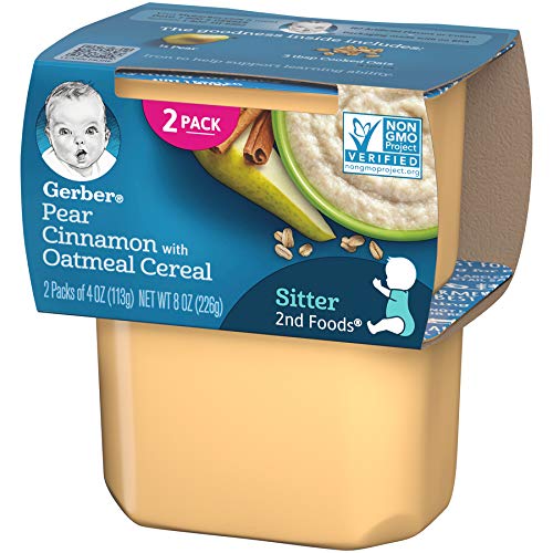 Gerber Baby Food, 2Nd Foods (Pear Cinnamon Oatmeal)