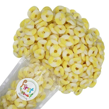 FirstChoiceCandy Gummy Rings (Sour Mini Pineapple, 5 Pound (Pack of 1))