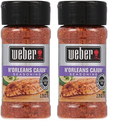 Weber N'Orleans Cajun Seasoning, 2.75 Ounce Shaker (Pack Of 2)