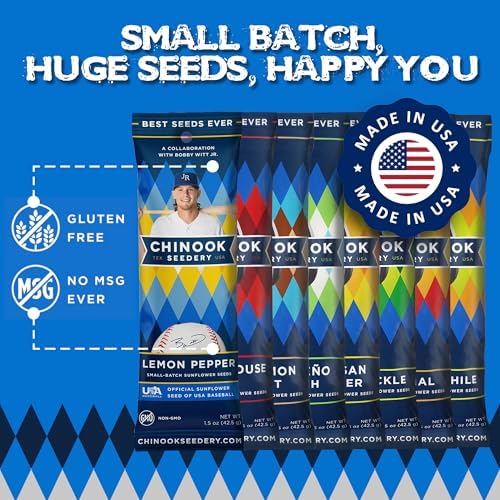 Chinook Seedery Roasted Sunflower Seeds to Eat - 1.5 oz (Pack of 36) Variety Packs - Jumbo Low Sodium Sunflower Seeds Keto Snack