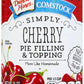 Duncan Hines Comstock Simply Pie Filling & Topping Cherry, 21 Oz Can