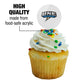 University Of New England Secondary Logo Cupcake Picks Toppers Decoration Set Of 6