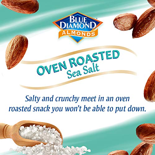 Blue Diamond, Almonds, Oven Roasted, Sea Salt, 16Oz Bag (Pack Of 3)