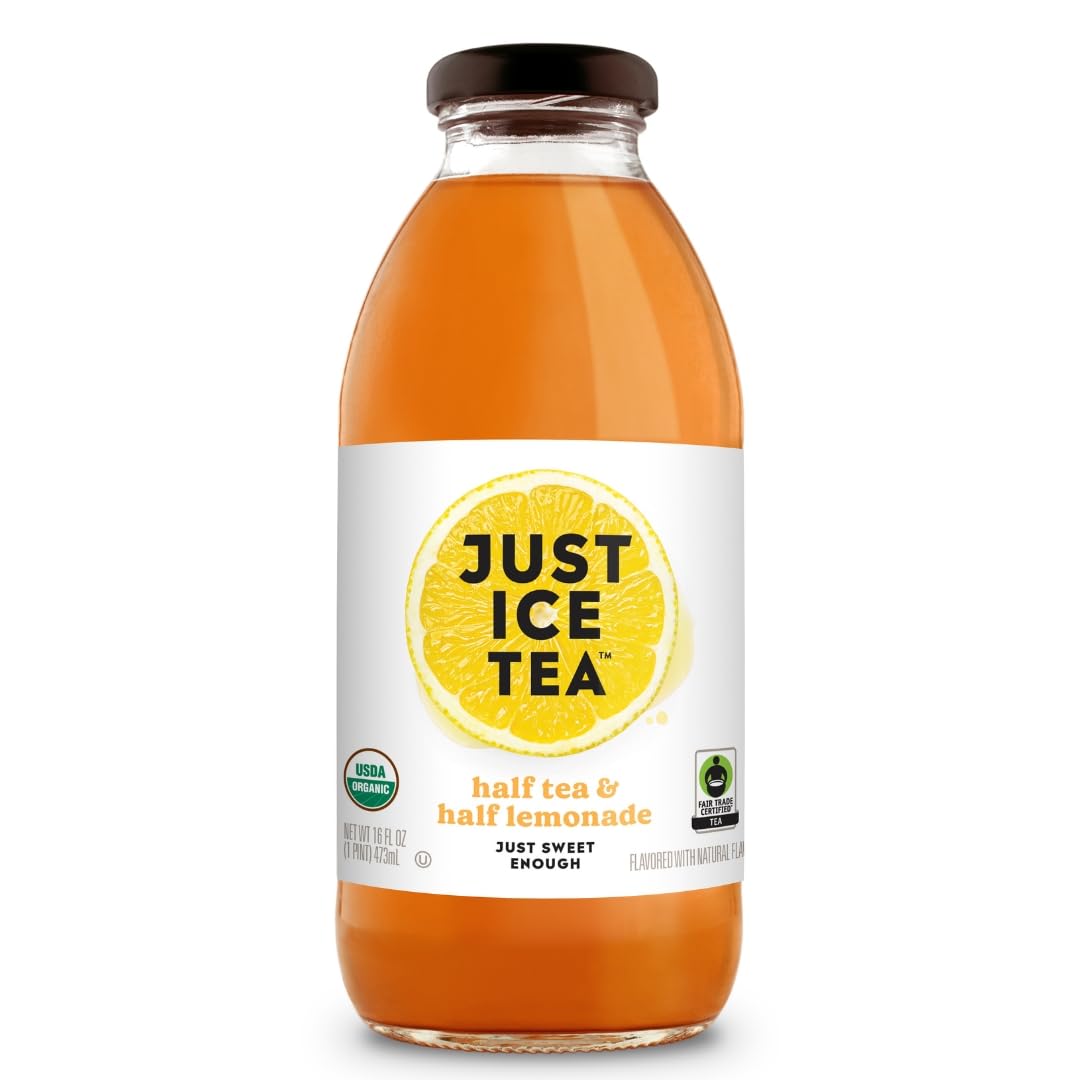 Just Ice Tea Organic Half Tea & Half Lemonade  16 FZ