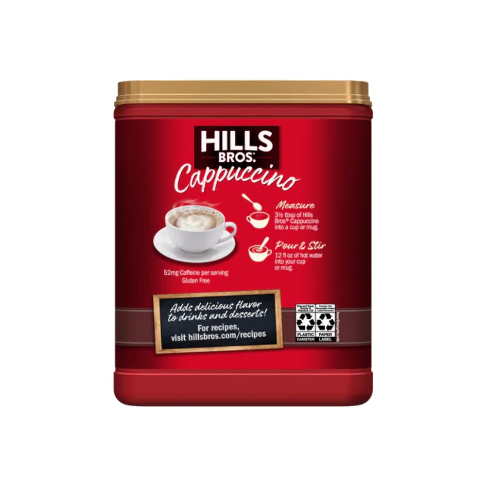 Hills Bros. Cappucinno, Double Mocha (16 Ounce (Pack Of 6))