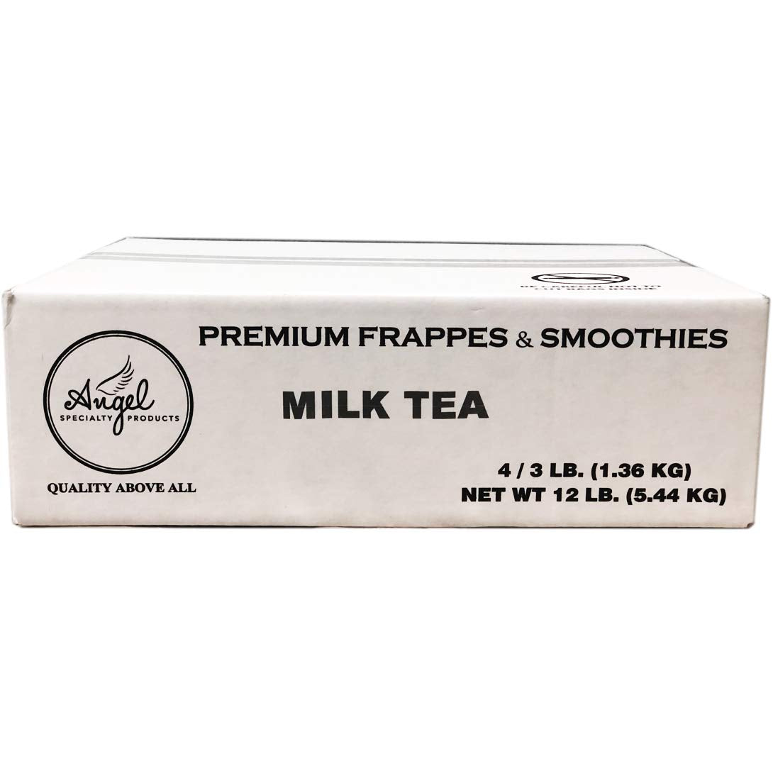 ANGEL SPECIALTY PRODUCTS Milk Tea Instant Powder Mix, 4-Pack [12 LB] [136 Servings]