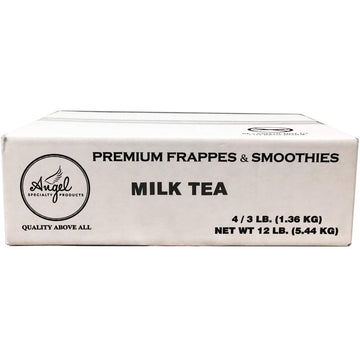 ANGEL SPECIALTY PRODUCTS Milk Tea Instant Powder Mix, 4-Pack [12 LB] [136 Servings]
