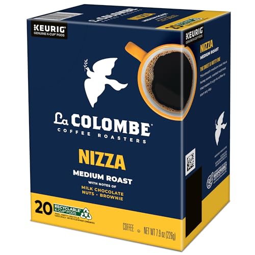 La Colombe Coffee Roasters Nizza Medium Roast Coffee, Single Serve Keurig K-Cup Pods, 20 Count Box (Pack of 2)