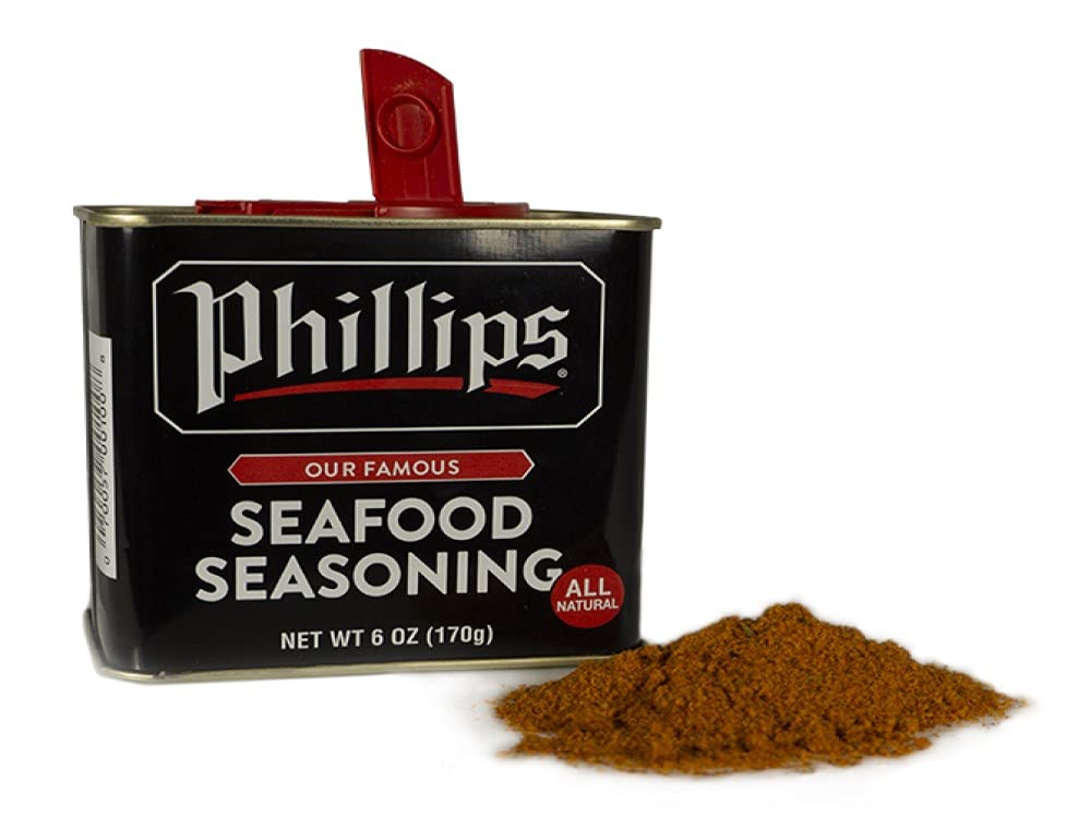 CHICHL Phillips Seafood Seasoning - Maryland Crab, Shrimp & Fish Seasoning, 6 Ounce Pack