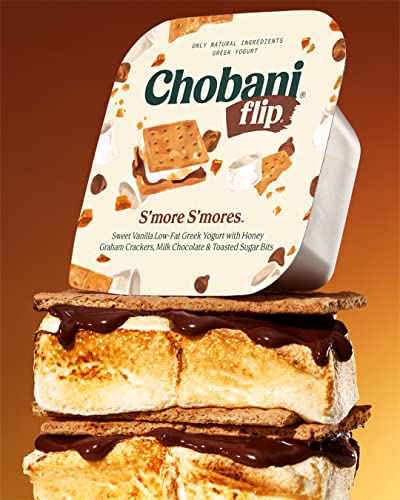 Chobani Flip Low-Fat Greek Yogurt Chocolate Smore Smores 4.5oz
