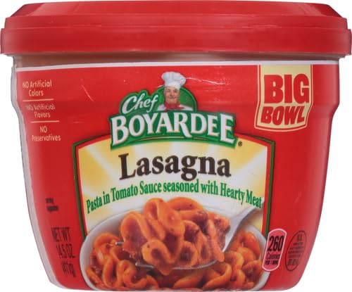 Chef Boyardee Lasagna, Pasta In Chunky Tomato Sauce Seasoned With Meat, 14.5 Oz