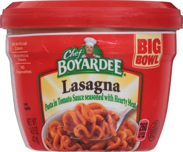 Chef Boyardee Lasagna, Pasta In Chunky Tomato Sauce Seasoned With Meat, 14.5 Oz