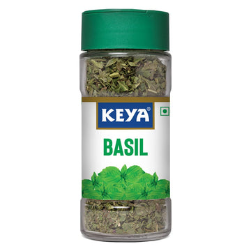 Keya Basil For Pizza/Pasta Seasoning (Freeze Dried), Imported Herb Sprinkler,12Gm