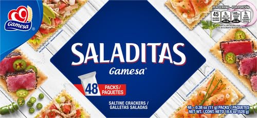 Gamesa Saladitas Crackers, 48 Count (Pack of 1)