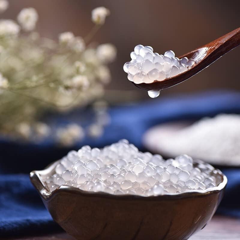 White Small Sago 300G Milk Tea Dessert Sago Dew Fruit Fish Raw Material (10.5Oz.) Sago