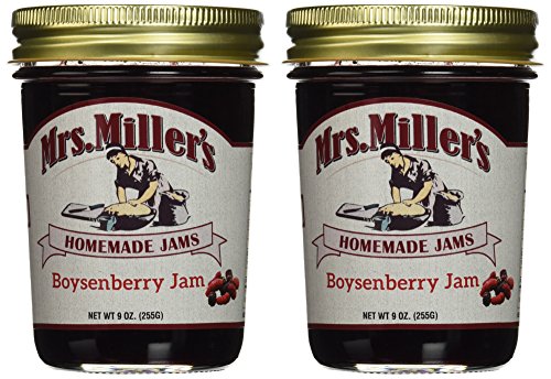 Mrs. Miller'S Amish Home Made Boysenberry Jam, 9 Ounce (Pack Of 2)
