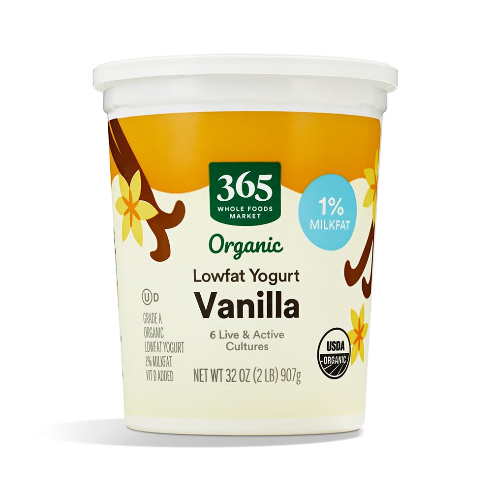 365 by Whole Foods Market, Organic Vanilla Low Fat Yogurt, 32 oz