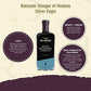 De Nigris Balsamic Vinegar Of Modena Excellence Line - Silver Eagle (45% Grape Must) 8,5 Oz (250Ml) | Balsamic Vinegar From Mode