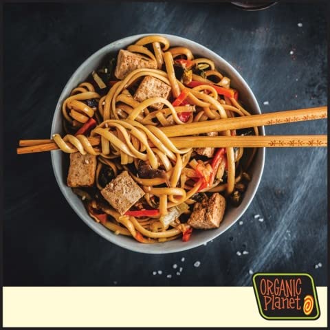Organic Planet Organic Brown Rice Udon Noodles, Japanese Style Asian Pasta, Kosher, Vegan, 7 Oz