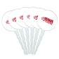 University of West Alabama Secondary Logo Cupcake Picks Toppers Decoration Set of 6