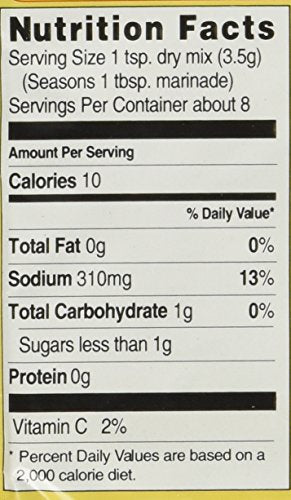 Grill Mates Baja Citrus Marinade, 1 Oz. (Pack of 4)