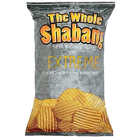 The Whole Shabang Potato Chips (EXTREME Rippled Chips) 1 Oz Pack of 10