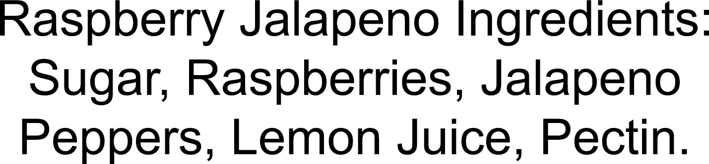 Amish Raspberry Jalapeno Jam - Two 18 Oz Jars