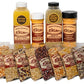 Amish Country Popcorn | 8-4 Ounce Variety Gift Set With Buttery Topping, Sweet Caramel Glaze, Ballpark Salt & Cheddar Cheese Sea