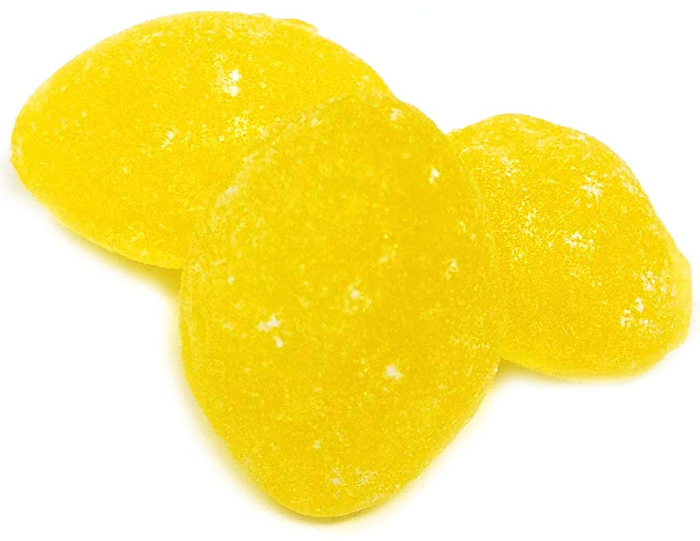 Sweetgourmet Natural Sanded Lemon Drops | Old-Fashioned Hard Candy Bulk | 2 Pounds