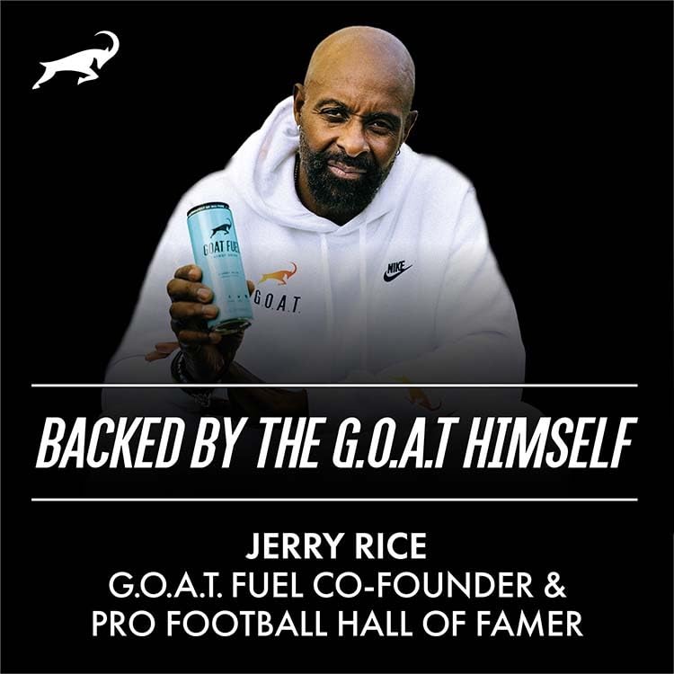 G.O.A.T. Fuel Energy Drink, Natural Caffeine, BCAAs, Electrolytes, 12 Fl Oz, Pack of 12, Blueberry Lemonade