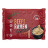 RAMEN EXPRESS Beef Flavor Ramen Noodle Packs, 3 Oz Each (Pack Of 24) by Chef Woo | Vegetarian Ramen Noodles | No MSG | Halal | E