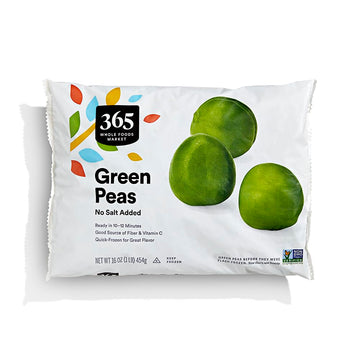 365 Everyday Value, Green Peas No Salt Added, 16 oz, (Frozen)