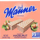 Manner - Wafer Hazelnut - Case Of 12-2.65 Oz