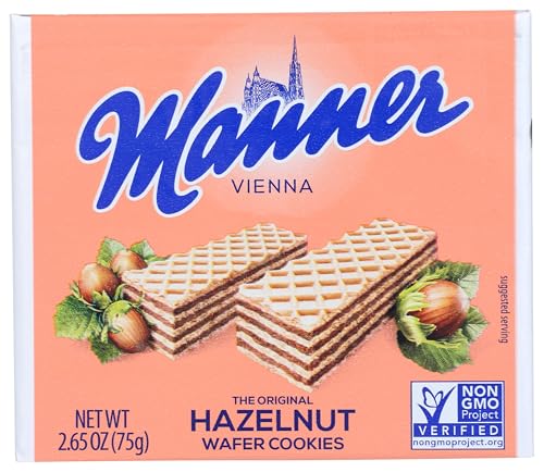 Manner - Wafer Hazelnut - Case Of 12-2.65 Oz