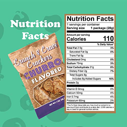 Crunch & Crave Churro  ers, 1 Ounce, 160 Count, Snack