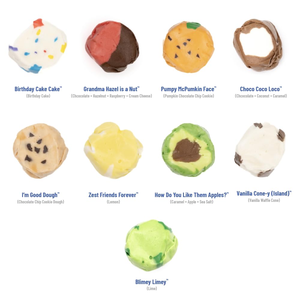 Taffy Shop Salt Water Taffy Variety Pack – Assorted Gourmet Candy, Gluten-Free, 32oz, 140 Wrapped Pieces, Family Size