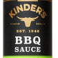 KINDERS spirit-inspired flavor Apple BBQ Sauce & Founders Reserve BBQ Sauce, 15.5oz Each, Ideal for Grilling and Marinades