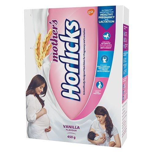 Mother s Horlicks Health and Nutrition Drink - 450 g Refill Pack (Vanilla Flavor)