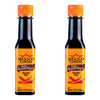 Mexico Lindo Picante Negra Hot Sauce | Light & Spicy | 8,400 Scoville Level | Great With Asian Food, Seafood & Meat | 5 Fl Oz Bottle (Pack Of 2)