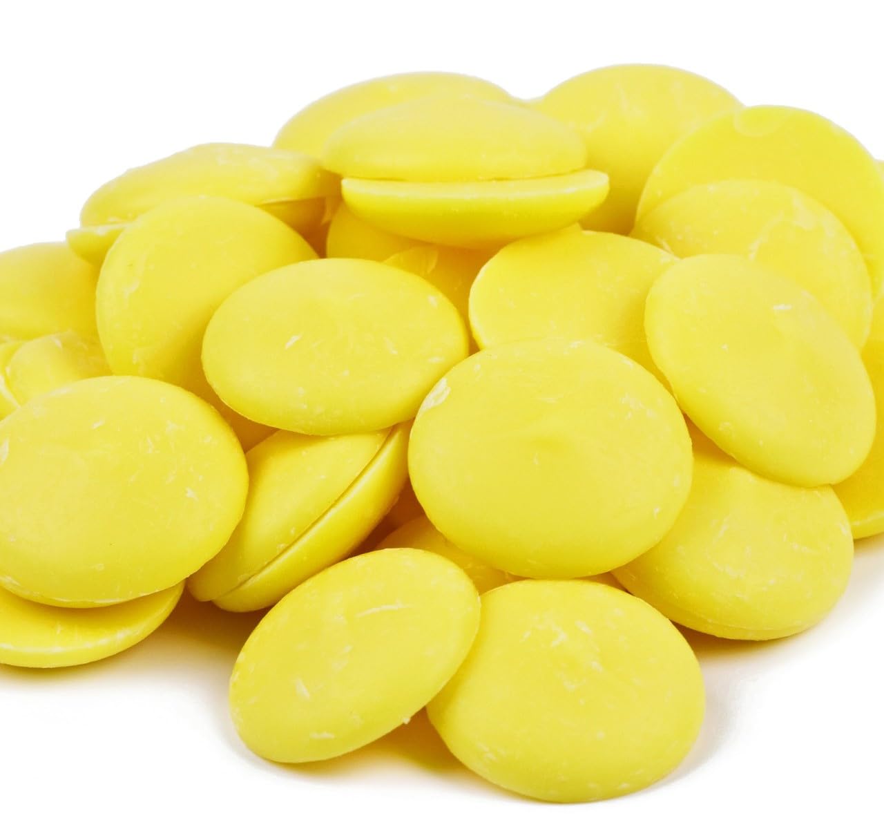 Mother Bears Candy Merckens Yellow Chocolate Melts 1 lb - Yellow Color, 2 Pound Pack