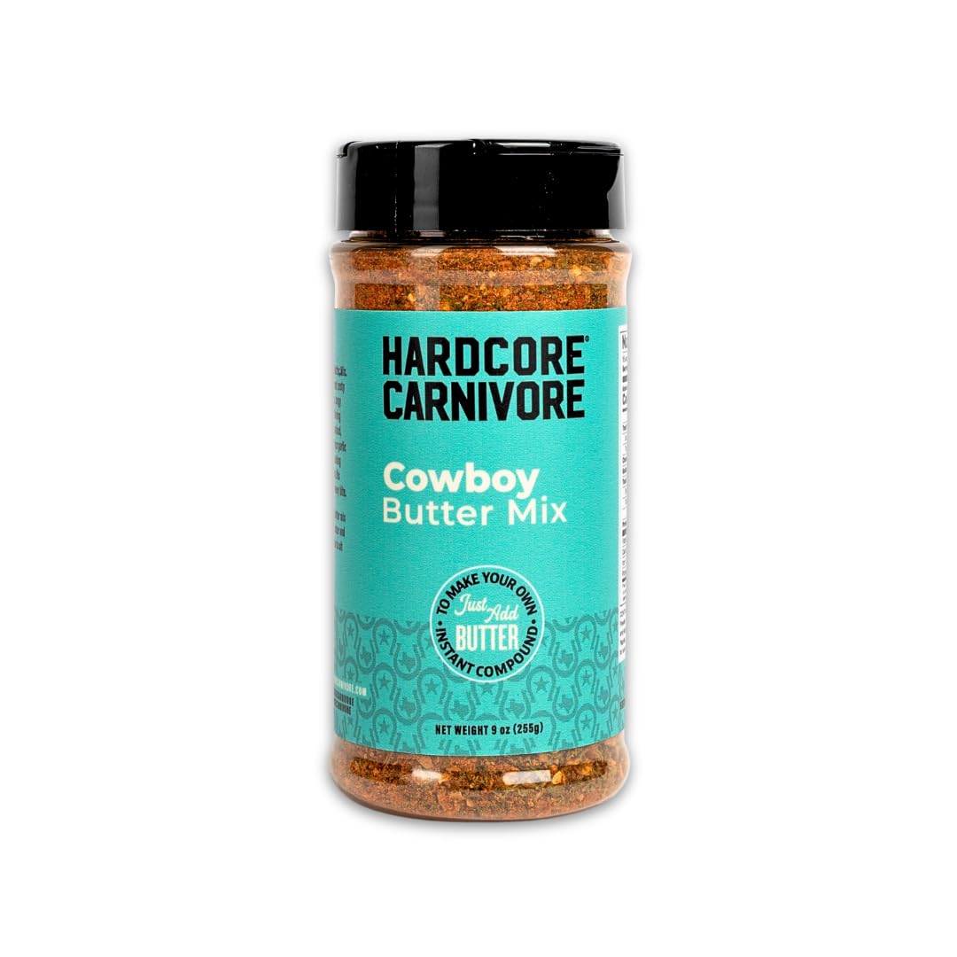 Hardcore Carnivore Cowboy Butter Mix, 9 oz, Seasoning Blend for Making Compound Butter
