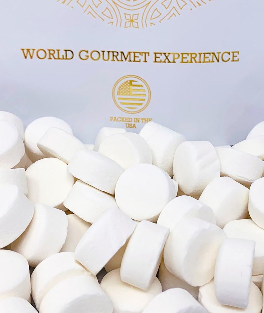 SweetGourmet White Peppermint Lozenges Bulk Candy, 2 Pound Pack