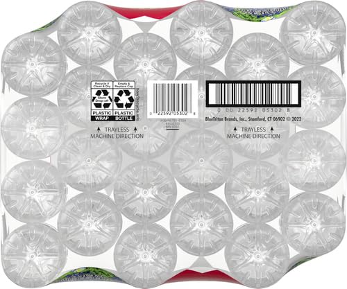 Ozarka Texas Spring Water Bottles, 24 Pack - Still Drinking Water with Naturally Balanced Minerals for a Crisp Clean Taste - 16.