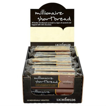 Lichfields Millionaire Shortbread 65G X Case Of 18