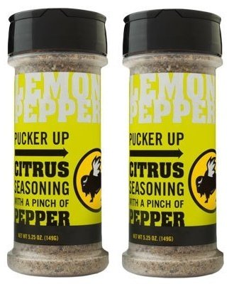 Buffalo Wild Wings Barbecue Sauce, Seasonings & Rubs, Lemon Pepper, 5.25 oz (Pack of 2)