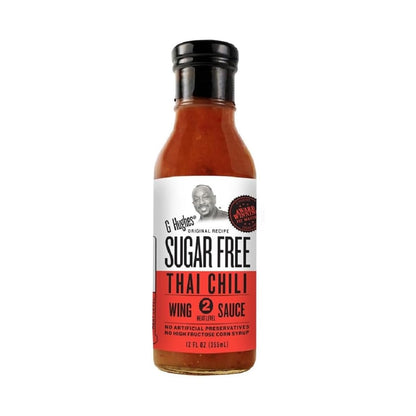 G. Hughes Smokehouse Sugar Free Wing Sauce (12 oz) - Thai Chili, Medium