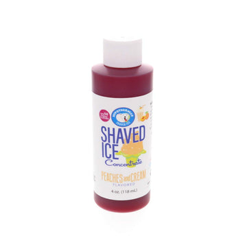 Hypothermias Shaved Ice and Snow Cone Syrup Unsweetened Flavor Concentrate - 4 Fl Oz - Makes 1 Gallon of Ready to Use Syrup - Pe