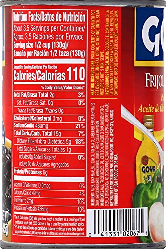 Goya Foods Black Bean Soup, 15 Ounce, Pack of 24, Vegetarian, Ready to Eat