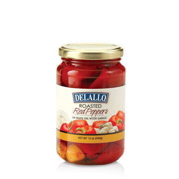 Delallo, Pepper Red Rstd Garlic, 12 Oz, (Pack Of 12)
