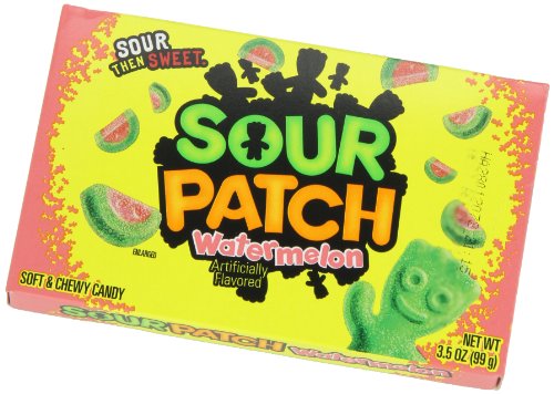 Sour Patch Kids Candy Watermelon, 3.5-Ounce Box(Pack Of 12)(Packaging May Vary)